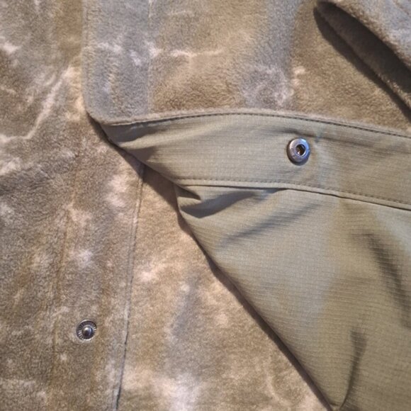 Gillz men's L microfibre snap front fleece light weight jacket, 3 pockets, NWT - Picture 4 of 6